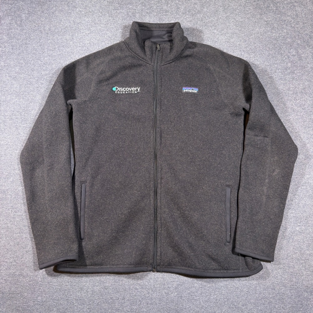 Patagonia Better Sweater Jacket Womens L Black Fleece Full Zip Outdoors Camp